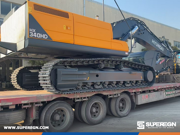 Algeria - 3 Units HYUNDAI HX340HD Excavator