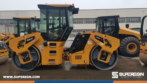 Kazakhstan - 1 Unit SHANTUI SD24-G XL Bulldozer & 1 SANY STR50C-8K Road Roller & 1 SANY STR100C-10C Road Roller