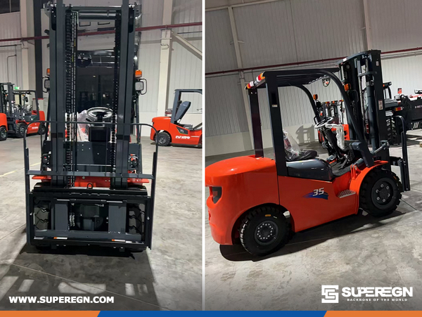 Russia - 1 Unit EVANGEL CPCD35-Q25K2 Forklift