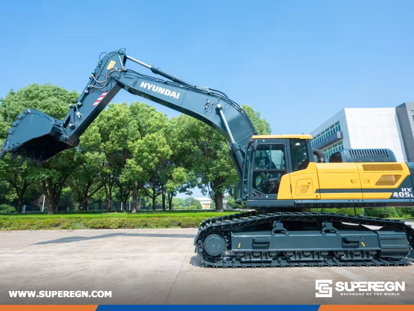 Mexico - 1 Unit HYUNDAI HX405L Crawler Excavator