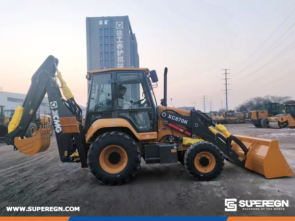 Kenya - 1 Unit XCMG XC870K Backhoe Loader