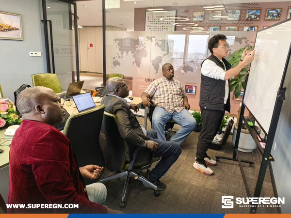 Guinea Clients Visited SUPEREGN Office