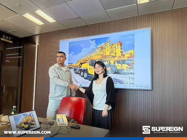Uzbekistan Clients Visited SUPEREGN Office