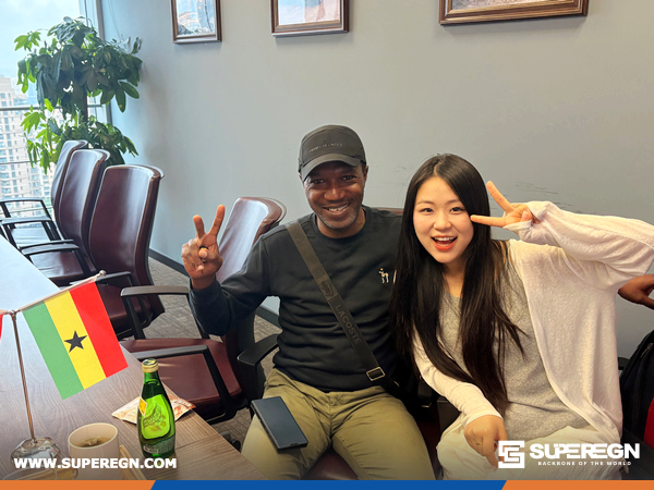 Ghana Client Visited SUPEREGN Office