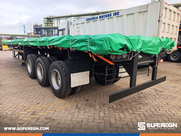 Guinea - 3 Units Axis Flatbed Semi-Trailer