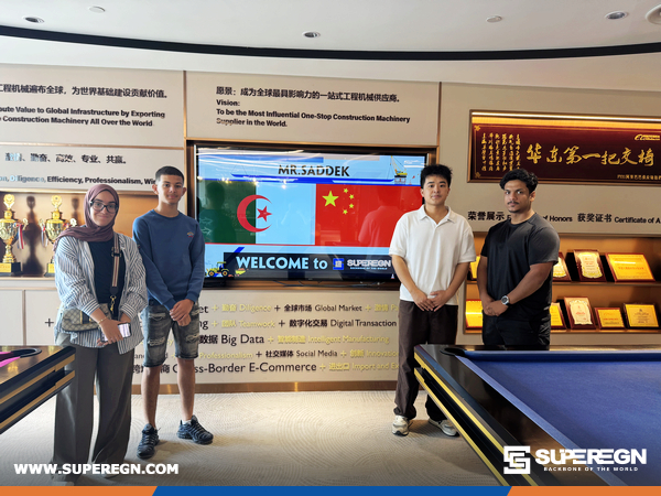 Algeria Clients Visited SUPEREGN Office